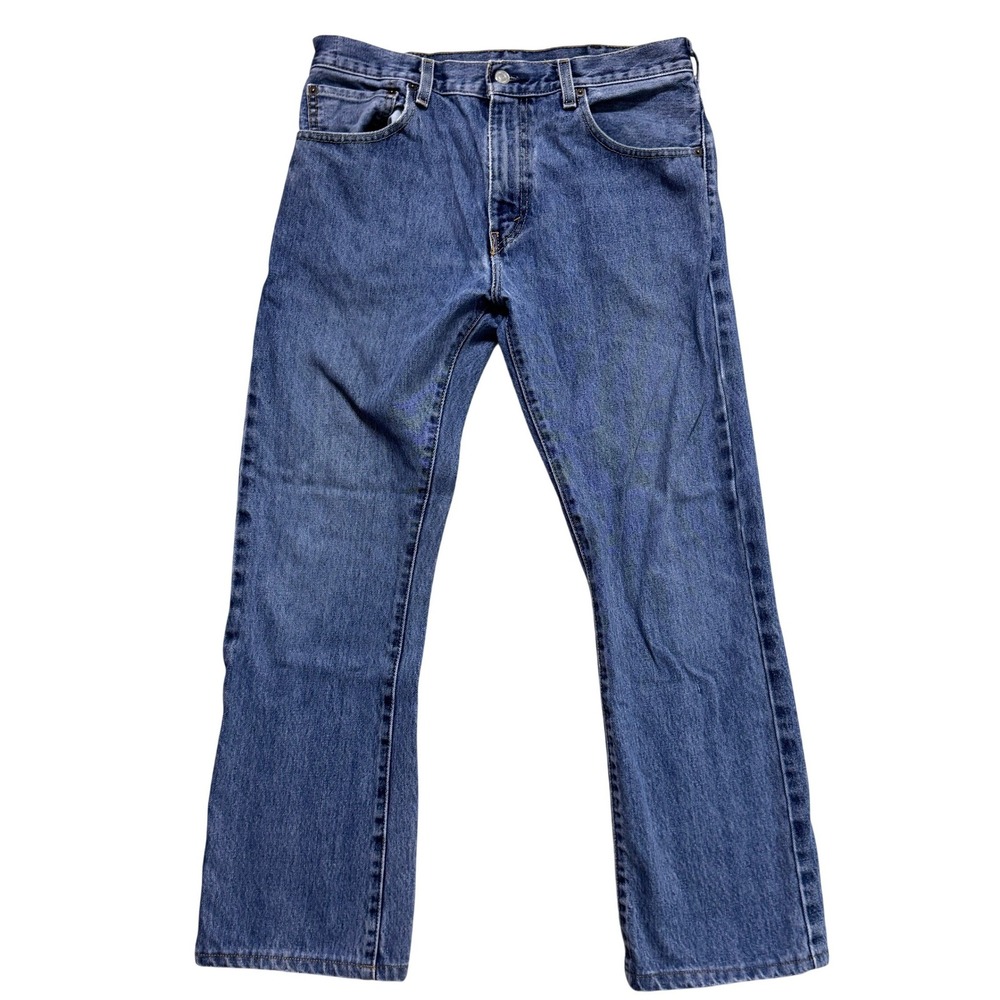 Levis 517 Bootcut Jeans Medium Wash Blue Denim W32 L30 Mens Womens 100 Cotton